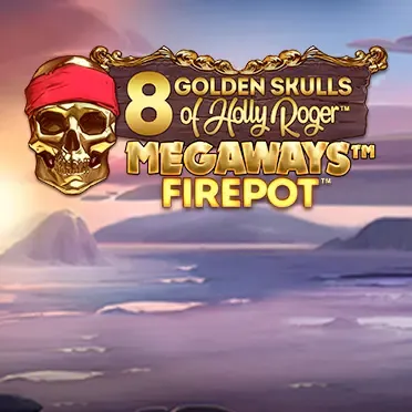 8 Golden Skulls of Holly Roger MEGAWAYS