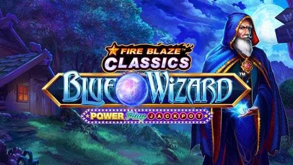 PowerPlay Jackpot: Fire Blaze: Blue Wizard