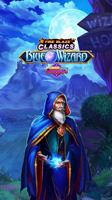 PowerPlay Jackpot: Fire Blaze: Blue Wizard