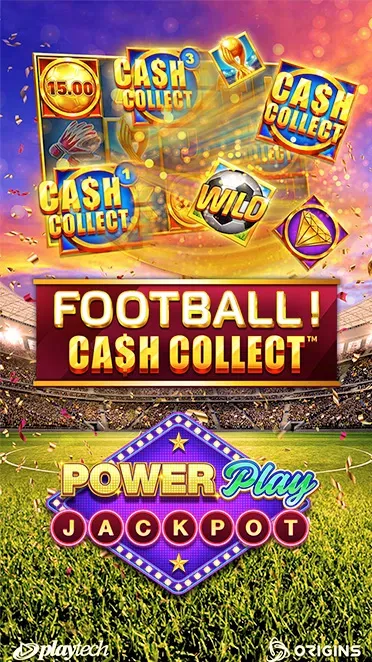 FOOTBALL! CASH COLLECT™ PowerPlay Jackpot